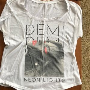 Demi Lovato Scoop Neck Tee